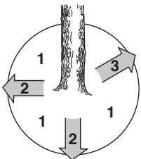 JONSERED CS 2172 WH - Émondage des branches basses et voie de retraite - 2