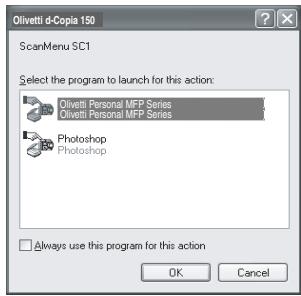 OLIVETTI D-COPIA 120/150 - All About The Windows Event Manager and scanner events in Windows 98, Windows Me, Windows 2000 and Windows XP. - 2