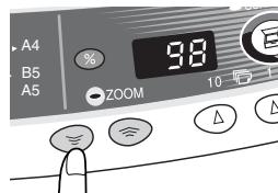 OLIVETTI D-COPIA 120/150 - To select a zoom ratio: - 1