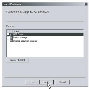OLIVETTI D-COPIA 120/150 - Installing onto Windows 98/Me/2000 (USB interface) - 3
