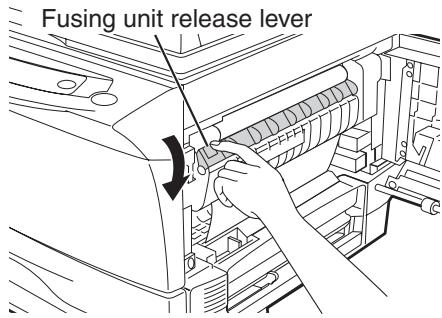 OLIVETTI D-COPIA 120/150 - B: Misfeed in the fusing area - 1