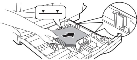OLIVETTI D-COPIA 120/150 - Fan the paper and insert it into the tray. Make sure the edges go under the corner hooks. - 2