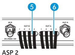 SENNHEISER ASP 2 - Connecting the receivers - 3