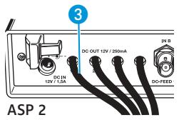 SENNHEISER ASP 2 - Connecting the receivers - 1