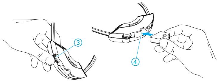 SENNHEISER IS 300 - Mise en service de l'émetteur - 1