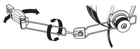 SENNHEISER HMD 120 - Positionner le micro devant le coin de votre bouche - 2