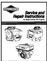 BRIGGS & STRATTON BRIGGS & STRATTON 210000 - SERVICE - 2