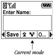 KYOCERA 5135 - Understanding text entry modes - 1