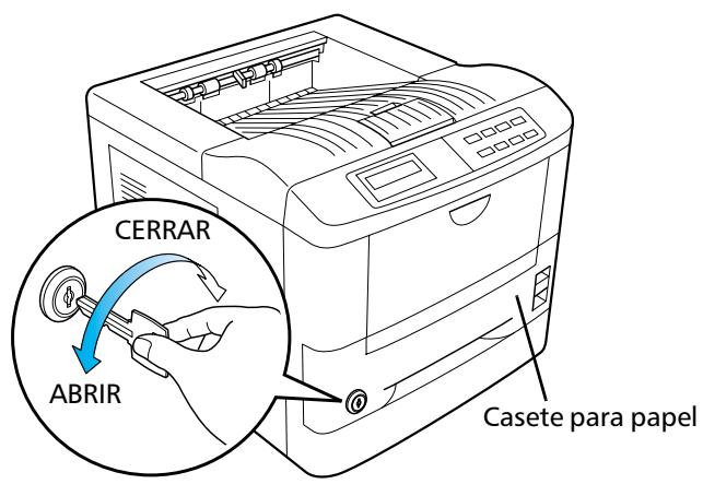 KYOCERA FS-3718M - Utilización de la llave - 1