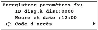 KYOCERA VI-310L - Enregistrement de codes d'accès - 6