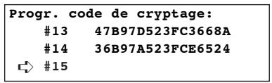 KYOCERA VI-310L - Enregistrement de clés de cryptage - 7