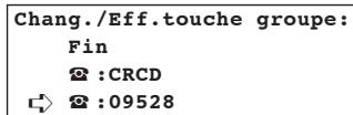 KYOCERA VI-310L - Modification ou effacement d'un numéro de télécopieur - 4