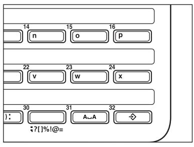 KYOCERA VI-310L - Tableau des caractères - 4