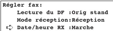 KYOCERA VI-310L - Marché/arrêt de l'impression de la date et l'heure de réception - 5