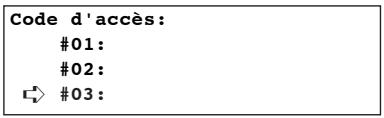 KYOCERA VI-310L - Enregistrement de codes d'accès - 9