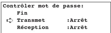 KYOCERA VI-310L - Marche/arrêt de la transmission avec contrôle du mot de passe - 5