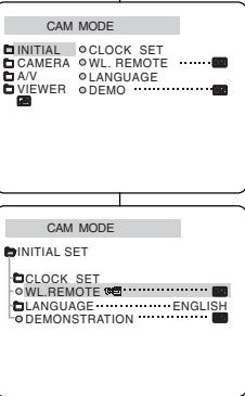 MEDION BDA85220 - - Activation/désactivation de la télécommande (WL. REMOTE) - 1