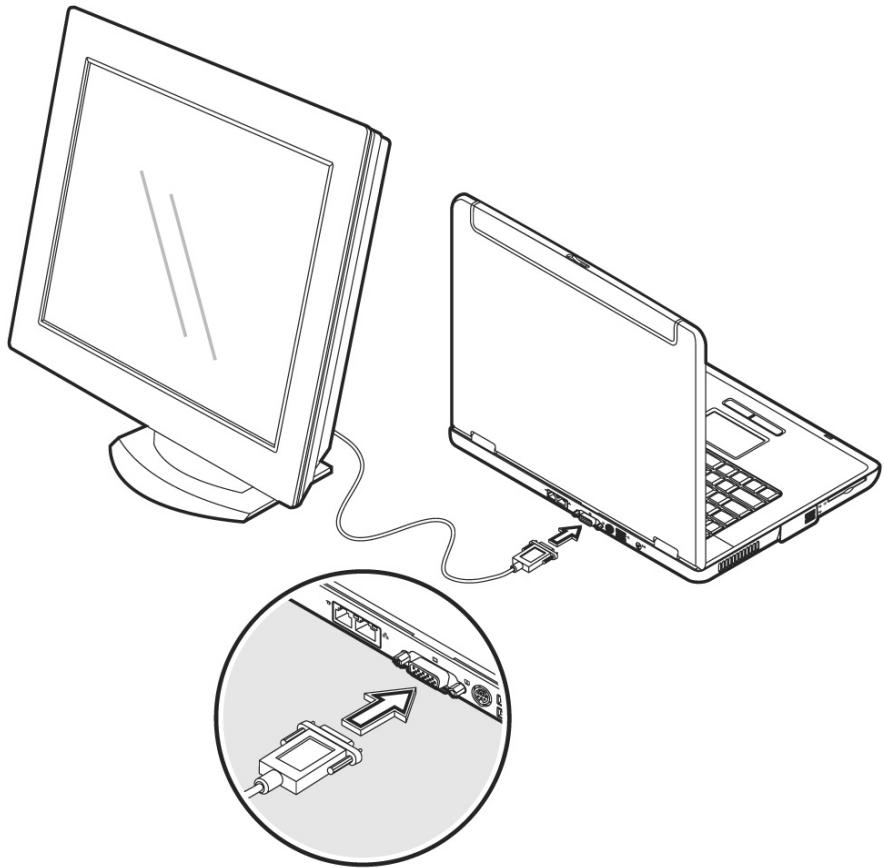 MEDION BDAWIM2090 - Connexion d'un moniteur externe - 1