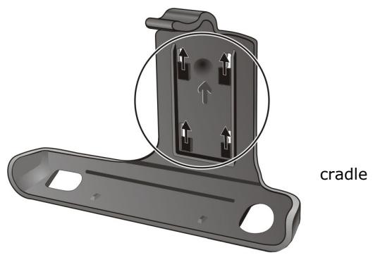 MEDION PNA 250T - Mounting the car holder - 5