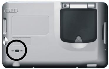 MEDION PNA 250T - Switching on the navigation system - 2