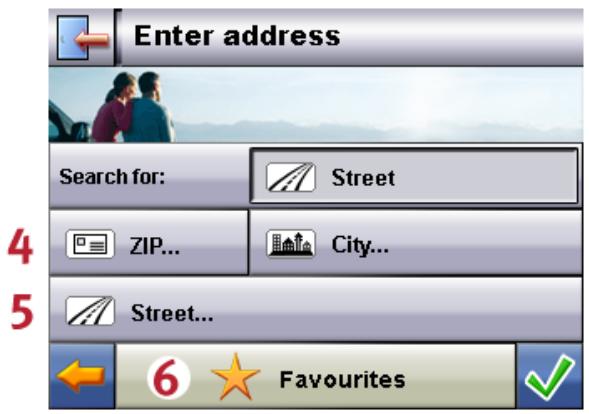 MEDION GOPAL NAVIGATOR 2.3 ME - Enter new destination - 1