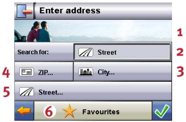 MEDION GOPAL NAVIGATOR 2.3 PE - Enter new destination - 1