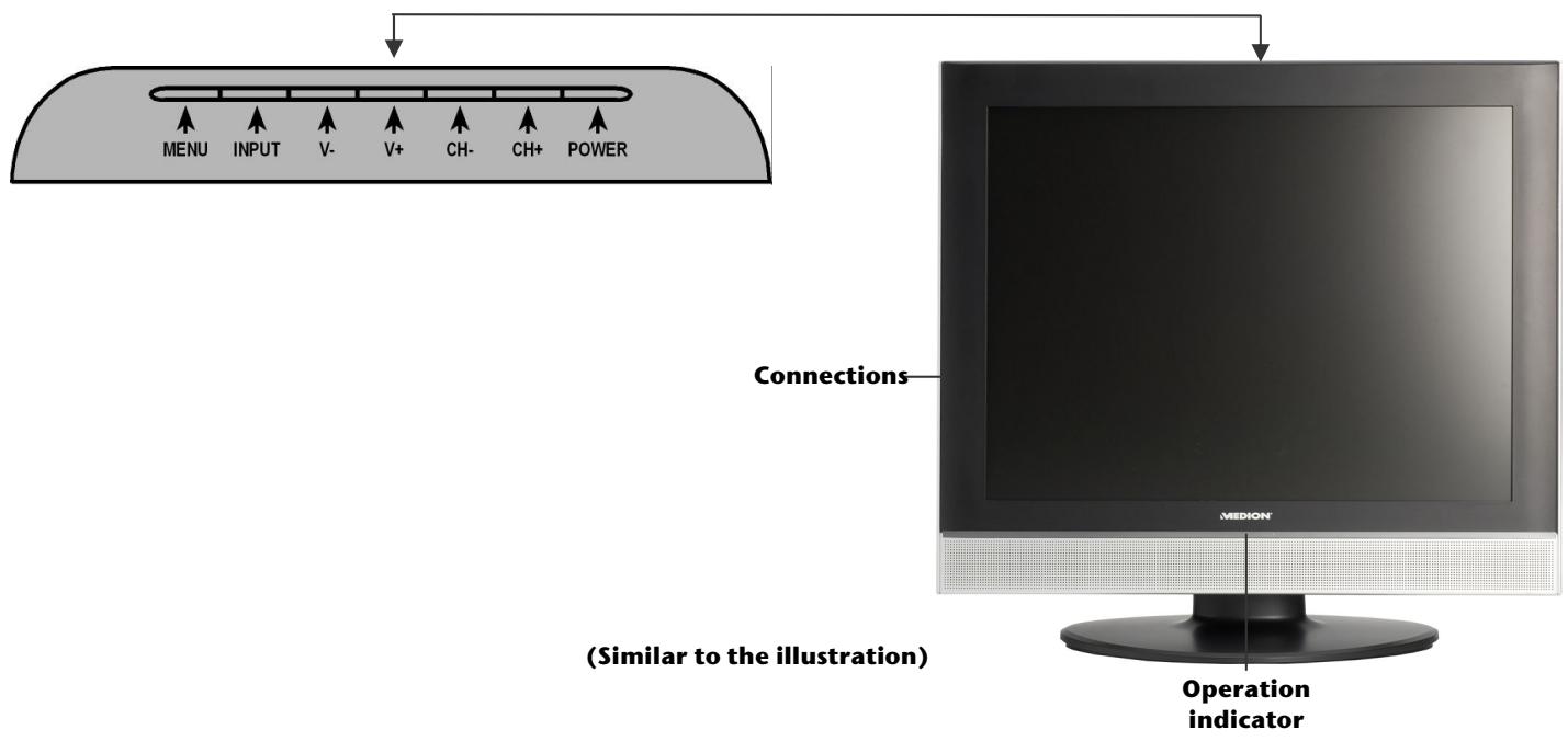 MEDION LCD TV MD 30034 - Get to know the device - 2