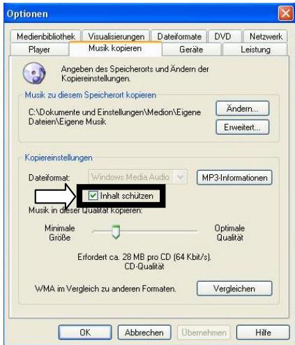 MEDION MD 83300 MP3 PLAYER - Eigene Musik ohne Schutz kopieren: - 1