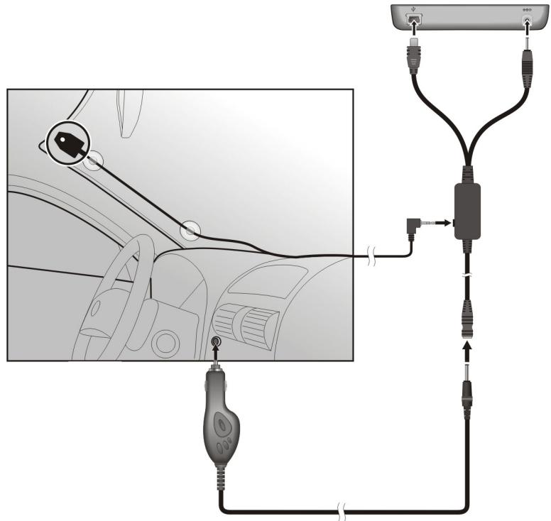 MEDION PNA 1502XX - INSTALLING THE EXTERNAL TMC RECEIVER - 1