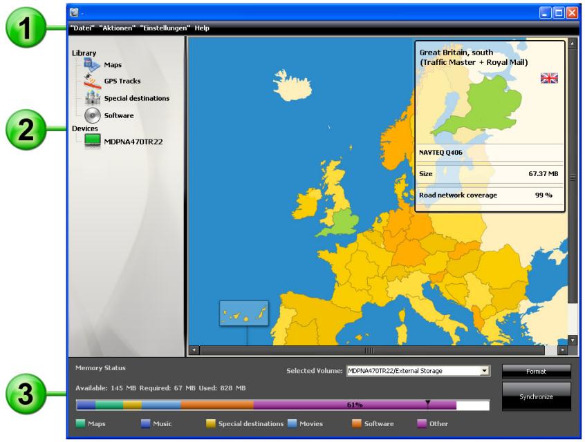 MEDION GOPAL 4.8 - User interface of the GoPal® Assistant - 1