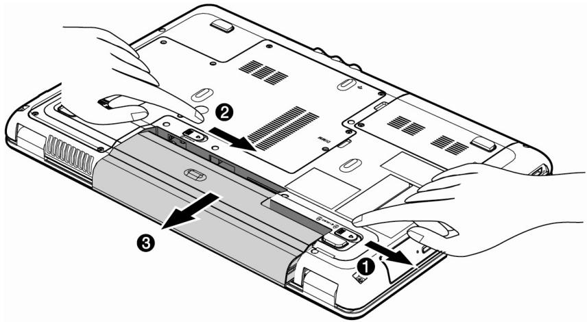MEDION MD 97620 - Removing the Battery - 1