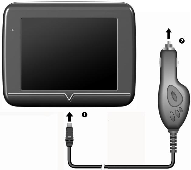 MEDION MD 97910 - Stromversorgung über Autoadapter - 1
