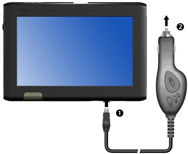 MEDION GOPAL-P5235-M20-MD-97054 - Stromversorgung über Autoadapter - 1