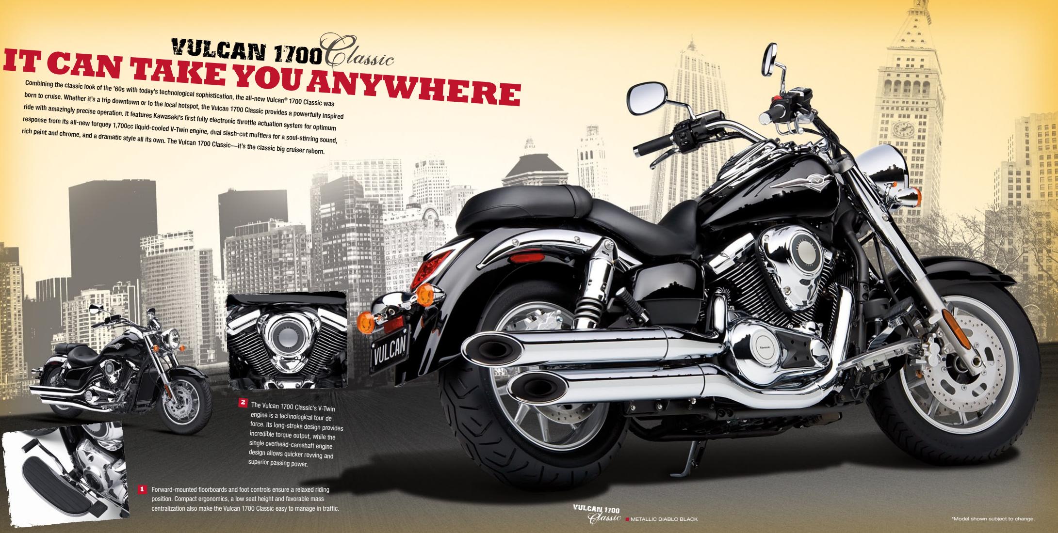 KAWASAKI VN1700 CLASSIC TOURER - THE ULTIMATE GRADUARY - 4