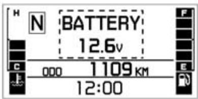 N BATTERY 12.6v 000 1109 KM 12:00