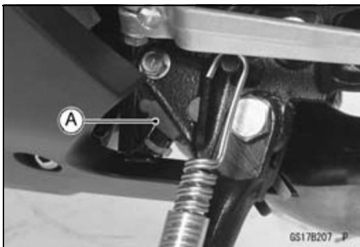 KAWASAKI ZZR 1400 - Sidestand Switch Operation Inspection - 1