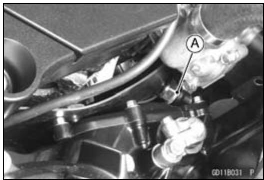 KAWASAKI ZZR 1400 - Water Temperature Sensor Removal - 1