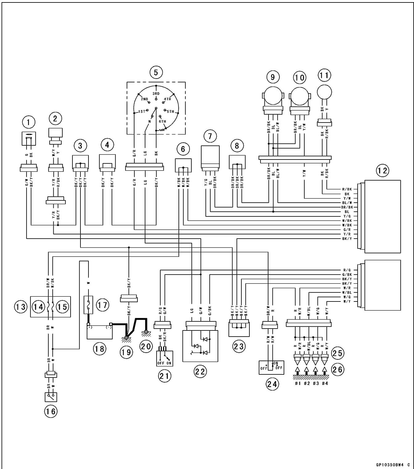 KAWASAKI ZZR 1400 - Ignition System - 1