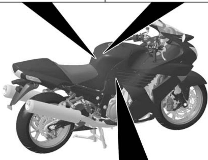 KAWASAKI ZZR 1400 - Cable, Wire, and Hose Routing - 3