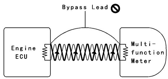 Bypass Lead Engine ECU Multi- function Meter