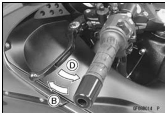 KAWASAKI ZZR 1400 - Clutch Hose and Connection Inspection - 2