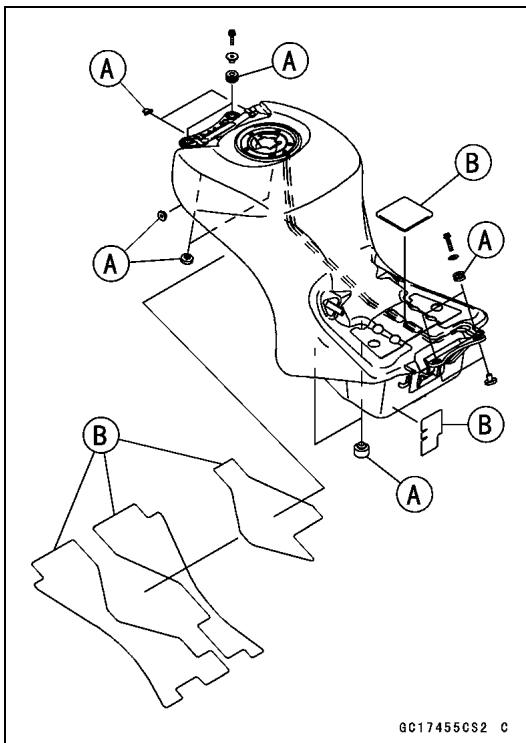 KAWASAKI ZZR 1400 - Fuel Tank Installation - 1