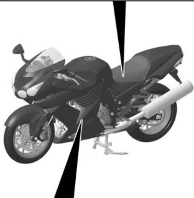 KAWASAKI ZZR 1400 - Cable, Wire, and Hose Routing - 3