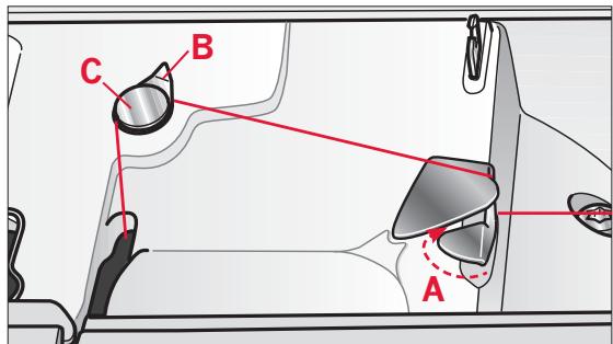 PFAFF CREATIVE 4.0 - Bobinage lorsque la machine est enfilée - 2