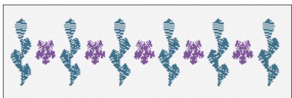 PFAFF CREATIVE 4.0 - Sélectionner la position de ligne (f) - 8