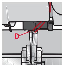 PFAFF CREATIVE 4.0 - Bobinage lorsque la machine est enfilée - 4