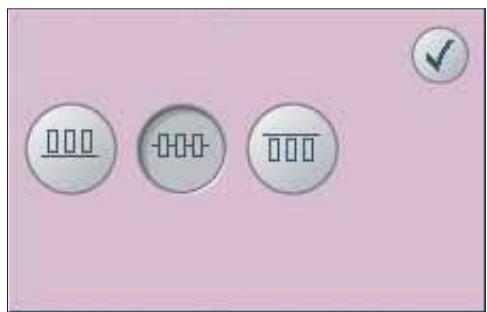 PFAFF CREATIVE 4.0 - Sélectionner la position de ligne (f) - 6