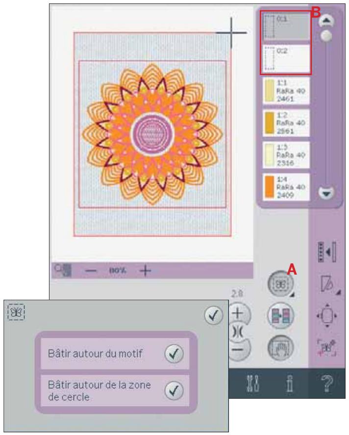 PFAFF CREATIVE 4.0 - Mode broderie - piqûre - 1