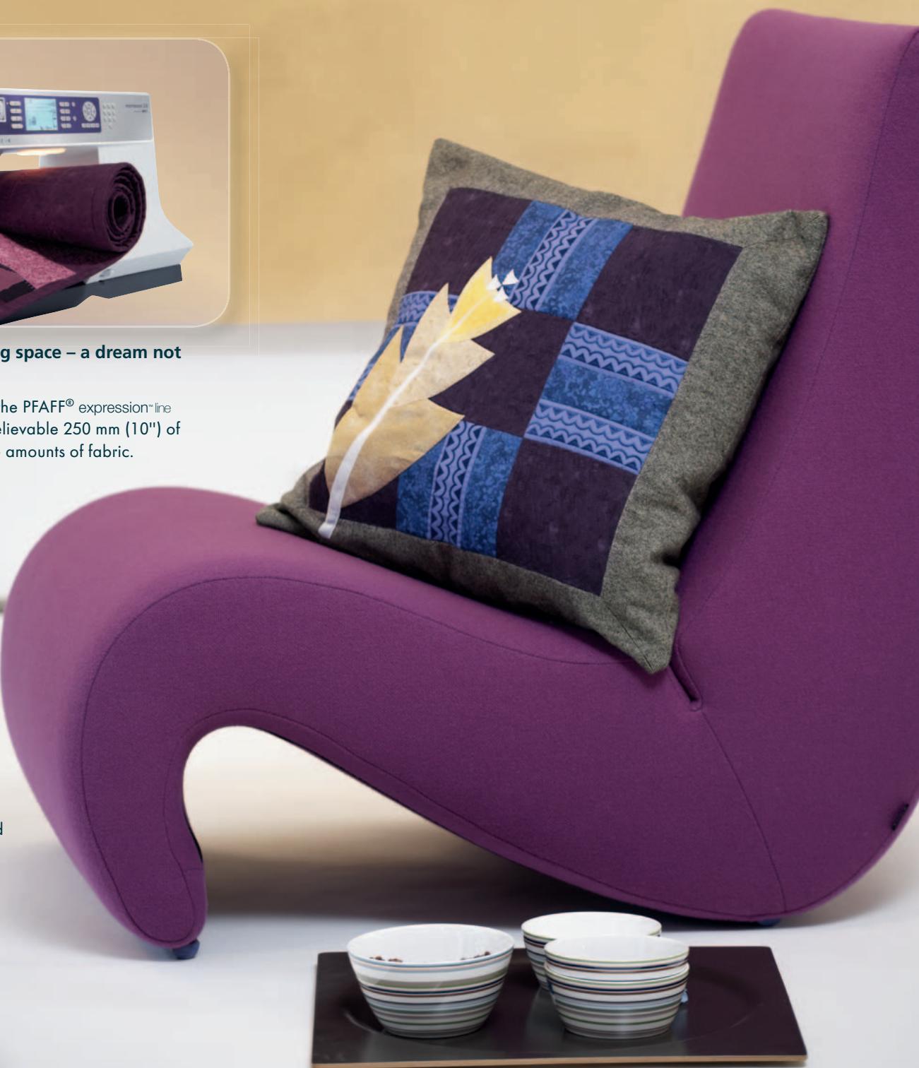 PFAFF EXPRESSION LINE - Beautiful free-motion sewing - 5