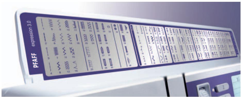 PFAFF EXPRESSION LINE - A wide variety of stitches - 1